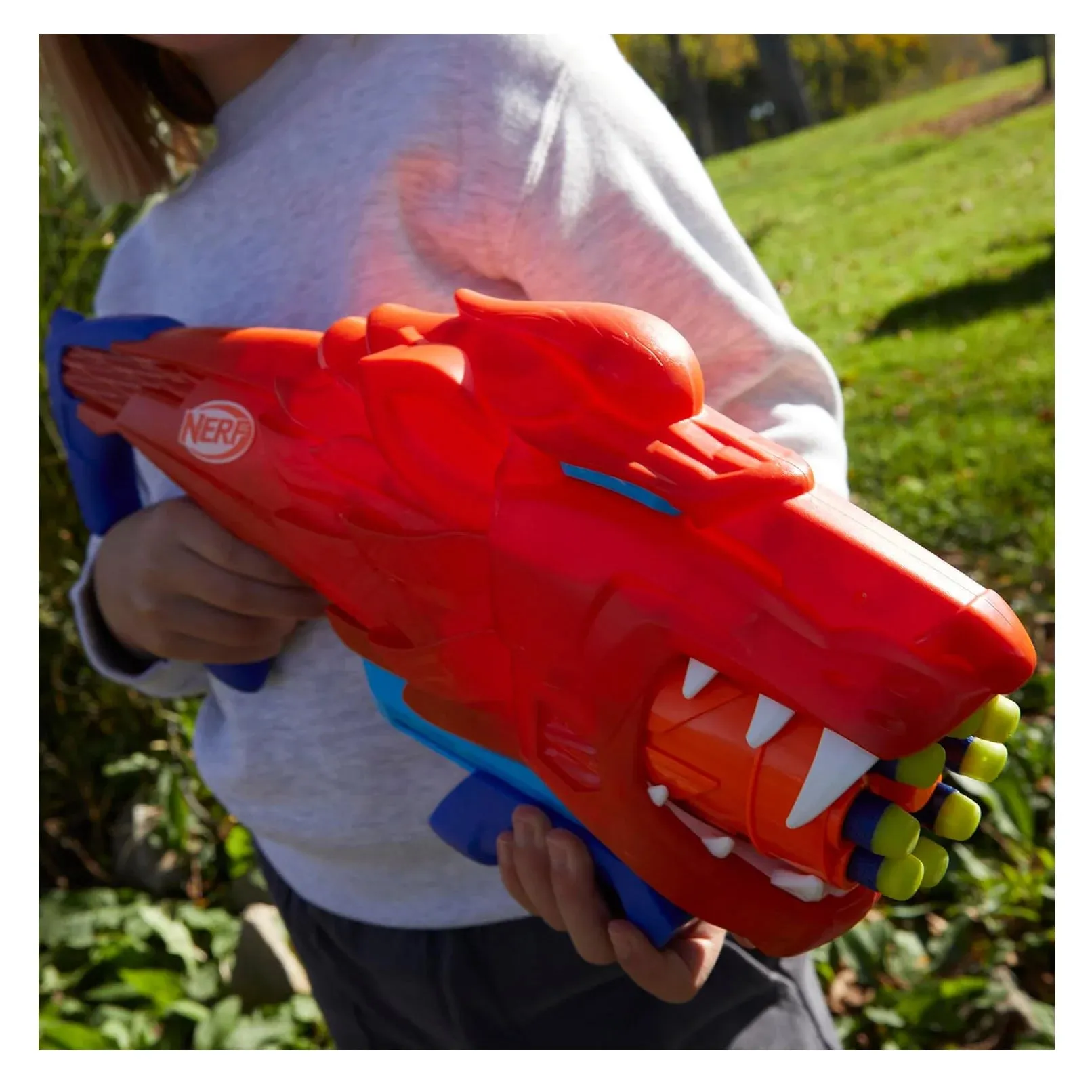 NERF Wild Lionfury Easy Play Dart Blaster