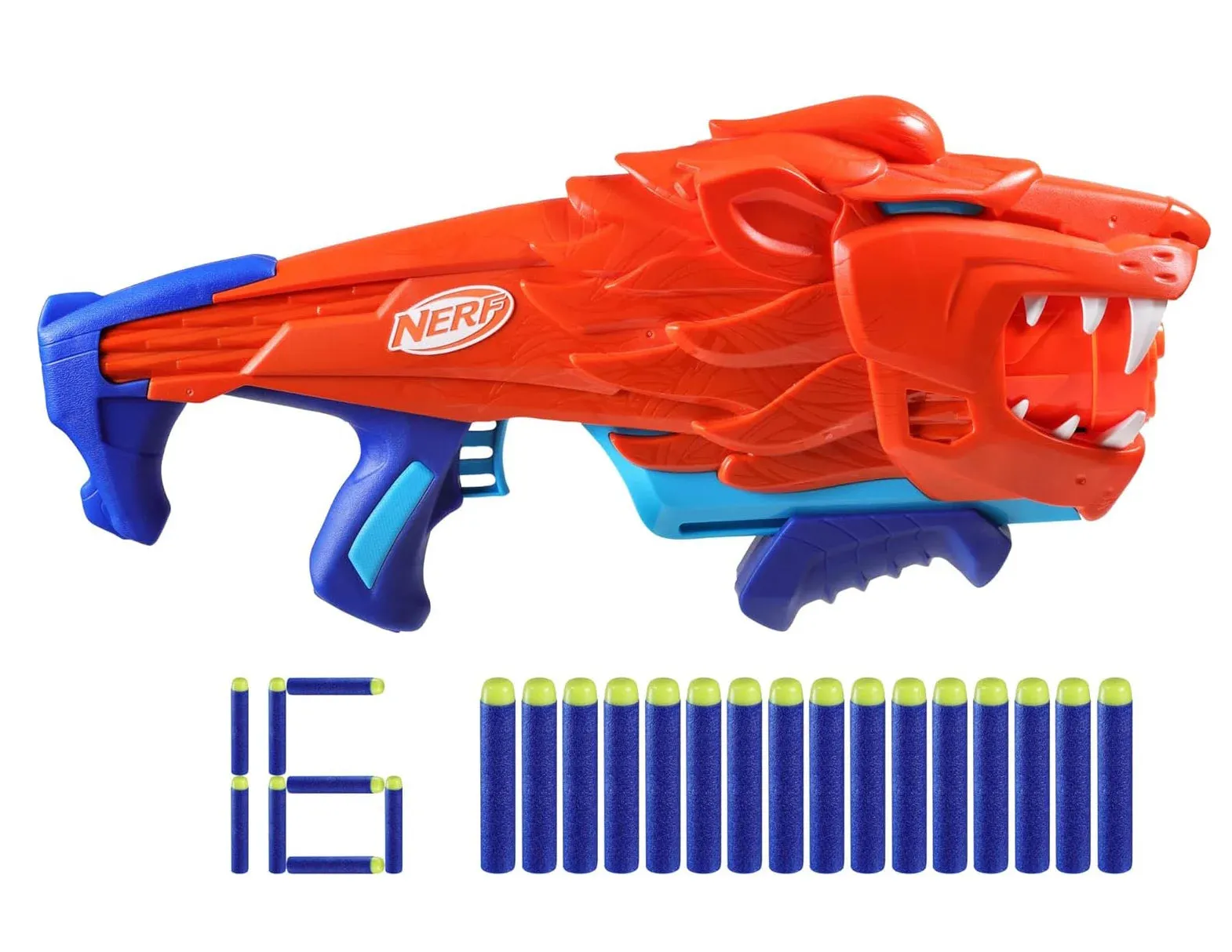 NERF Wild Lionfury Easy Play Dart Blaster