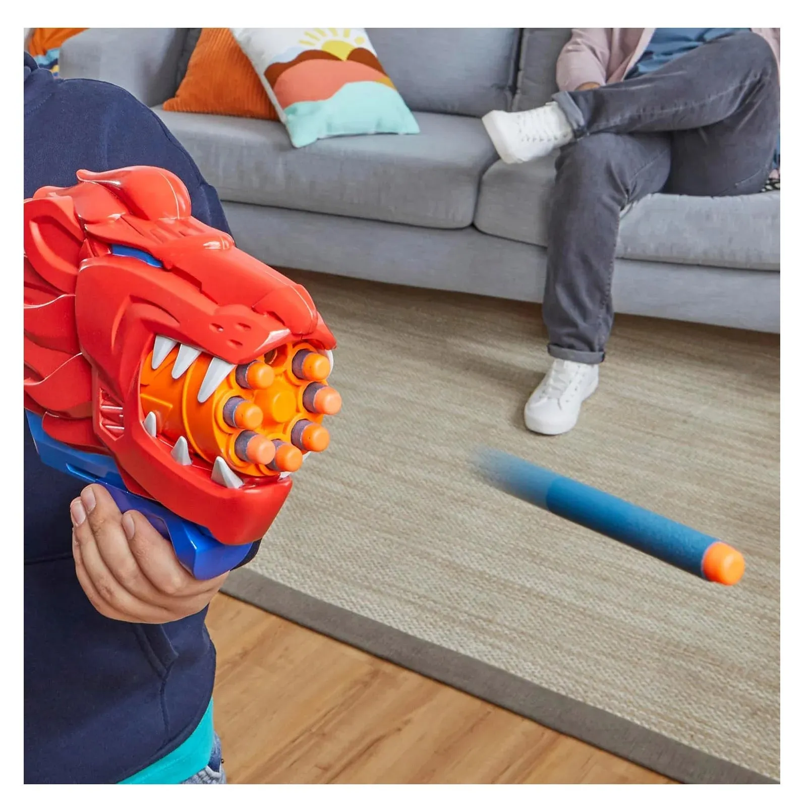 NERF Wild Lionfury Easy Play Dart Blaster