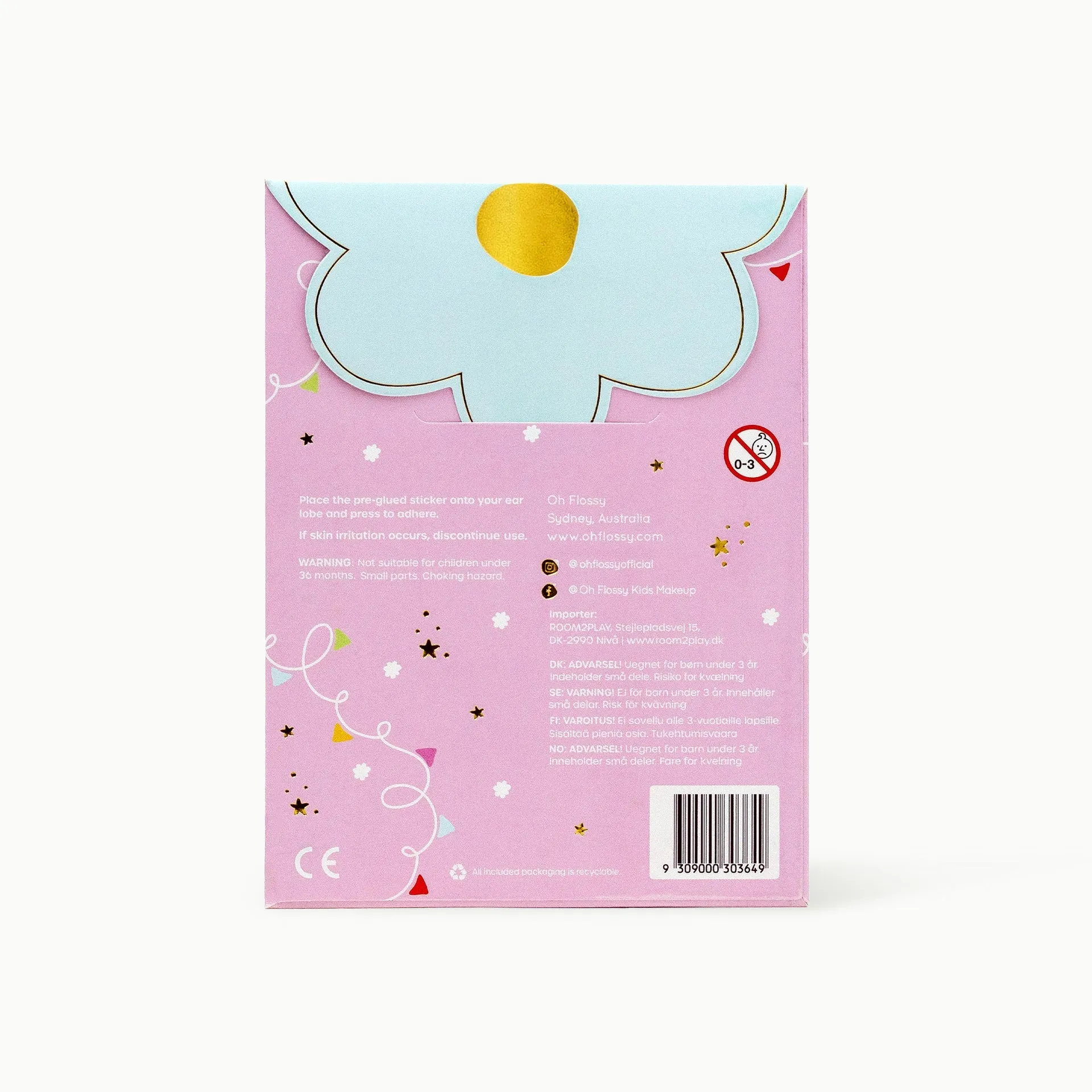 Oh Flossy | Stick-on Earrings