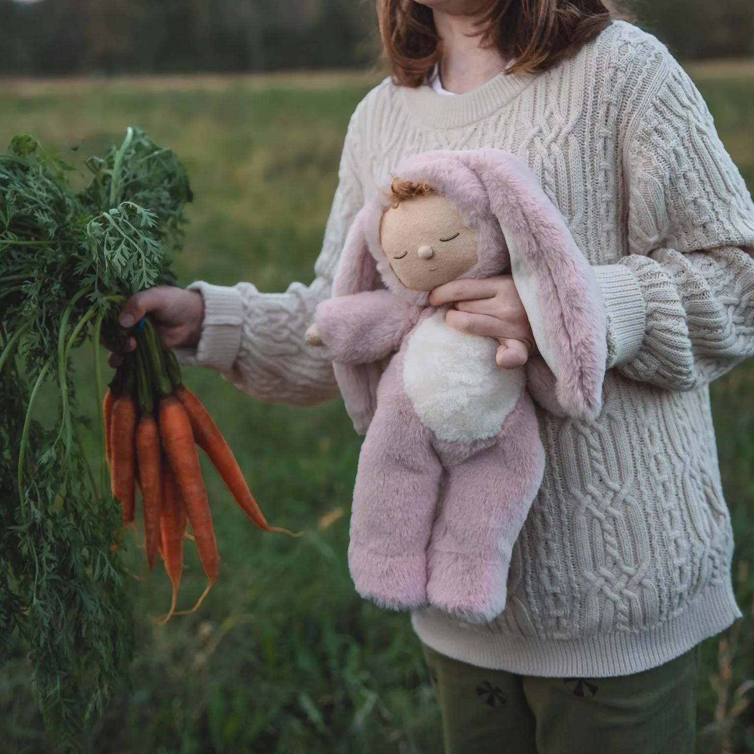 Olli Ella Cozy Dinkum Bunny Flopsy Rose: SOLD OUT