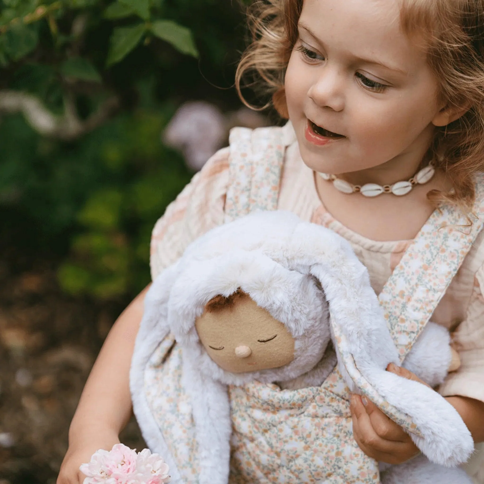 Olli Ella Cozy Dinkum Bunny Lala Pink: LAST CHANCE