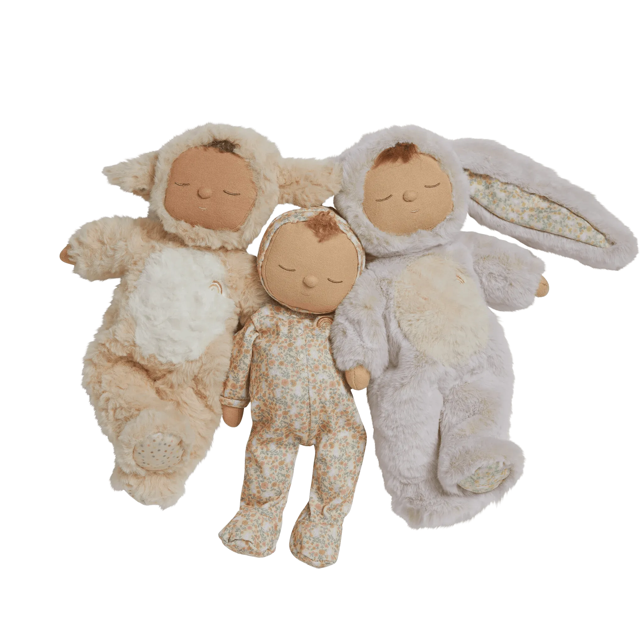 Olli Ella Cozy Dinkum Bunny Lala Pink: LAST CHANCE