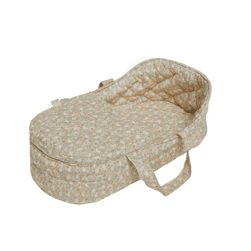 Olli Ella Dinkum Doll Carry Cot | Garden Floral