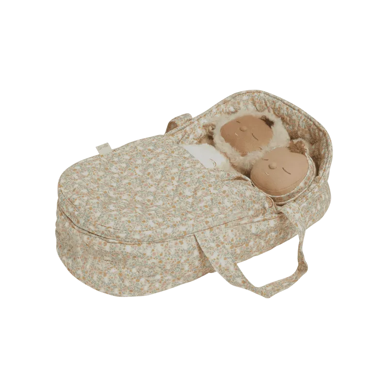 Olli Ella Dinkum Doll Carry Cot | Garden Floral