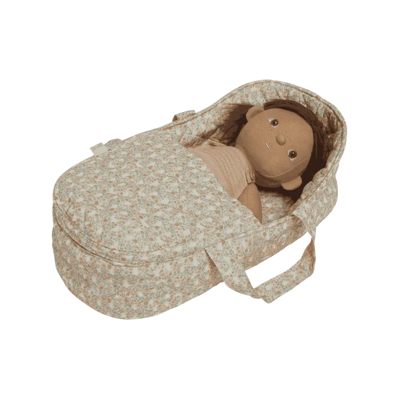 Olli Ella Dinkum Doll Carry Cot | Garden Floral