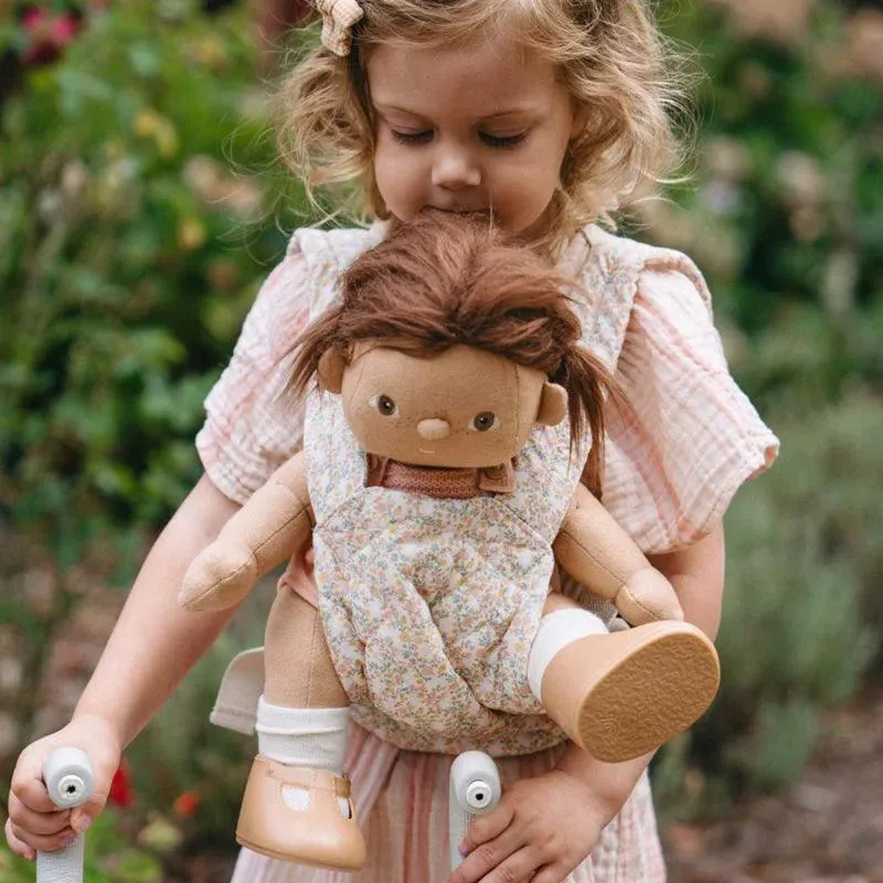 Olli Ella Dinkum Dolls Quilted Carrier Garden Floral: NEW ARRIVAL, LAST ONE