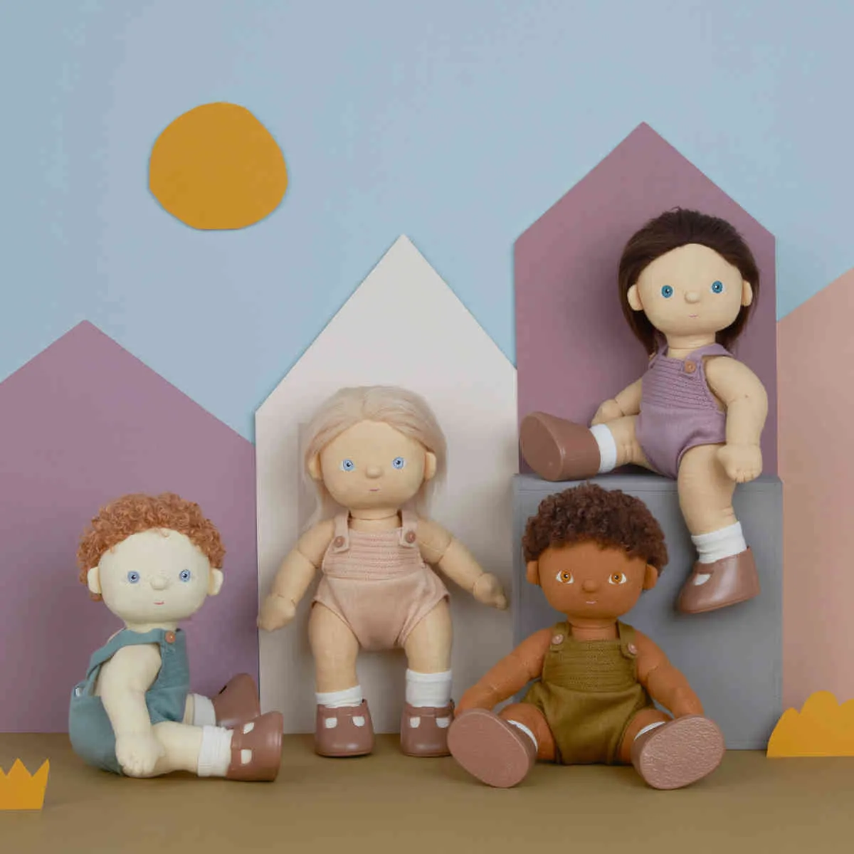 Olli Ella Dinkum Posable Dolls, Pea