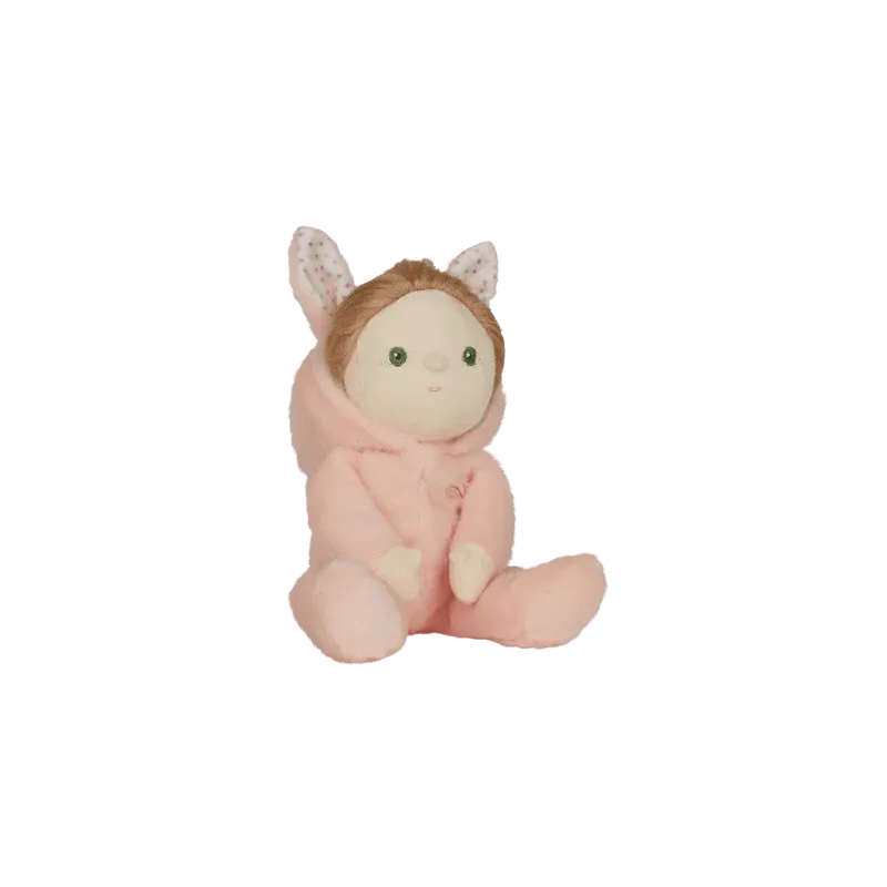 Olli Ella Dinky Dinkum Fluffle Family Doll- Babbit Bunny Pink: LOW STOCK