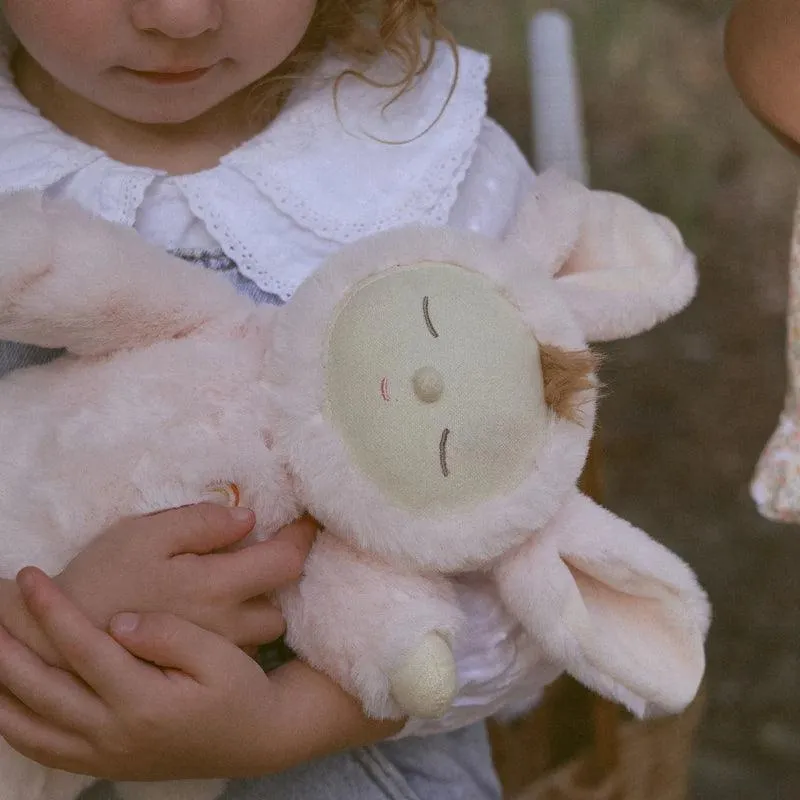 Olli Ella Lullaby Cozy Dinkum Bunny Moppet Pink: LOW STOCK