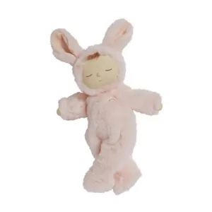 Olli Ella Lullaby Cozy Dinkum Bunny Moppet Pink: LOW STOCK