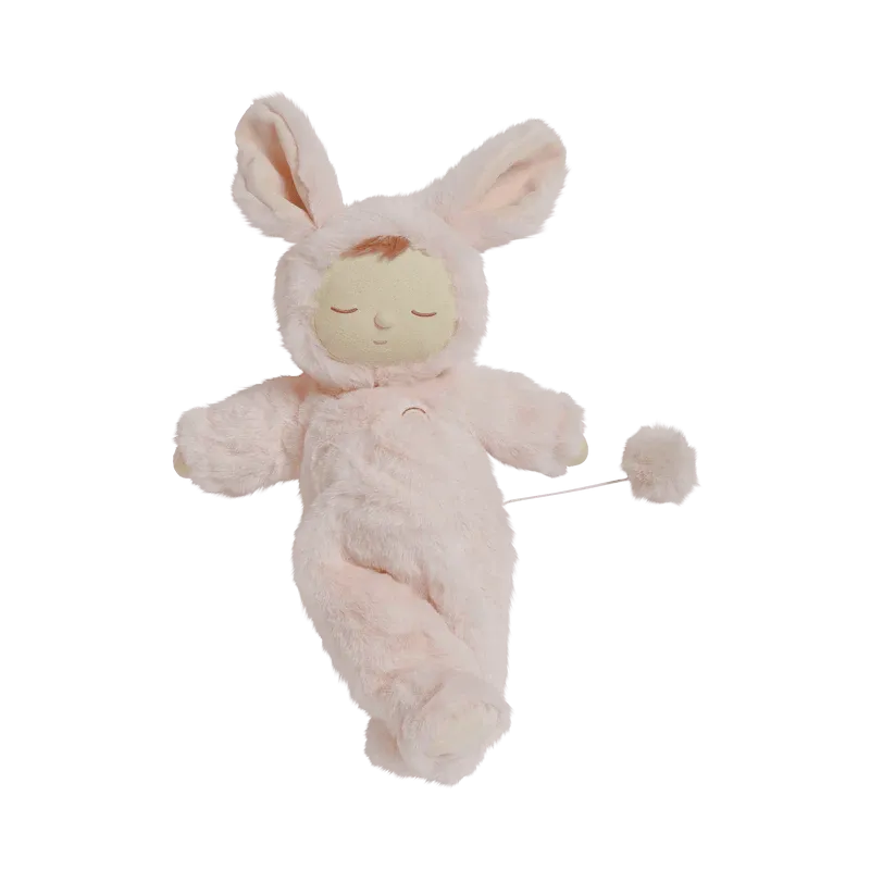 Olli Ella Lullaby Cozy Dinkum Bunny Moppet Pink: LOW STOCK