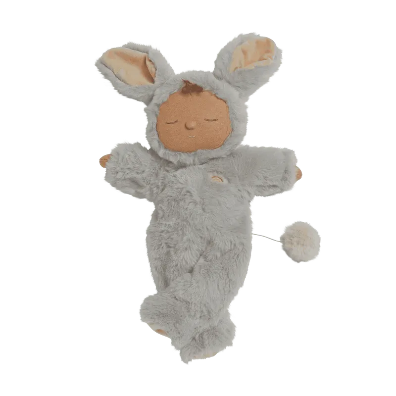 Olli Ella Lullaby Cozy Dinkum Bunny Pip Smoke : LOW STOCK