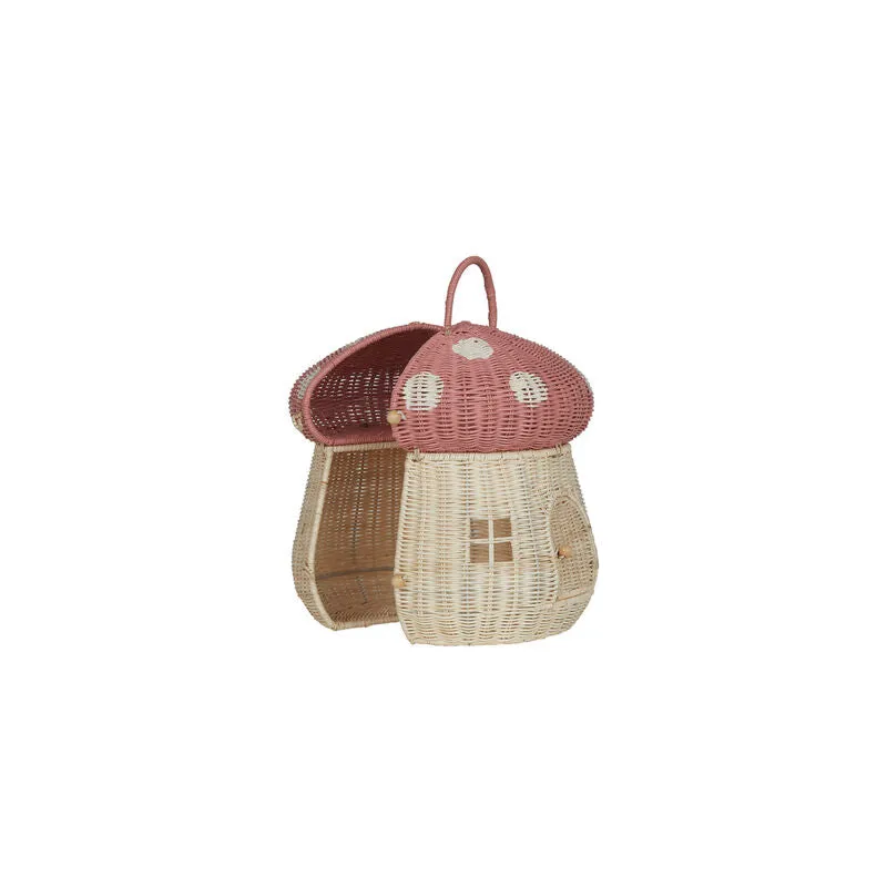 Olli Ella Mushroom Doll House Toadstool Musk Pink: PREORDER ONLY DUE MAY
