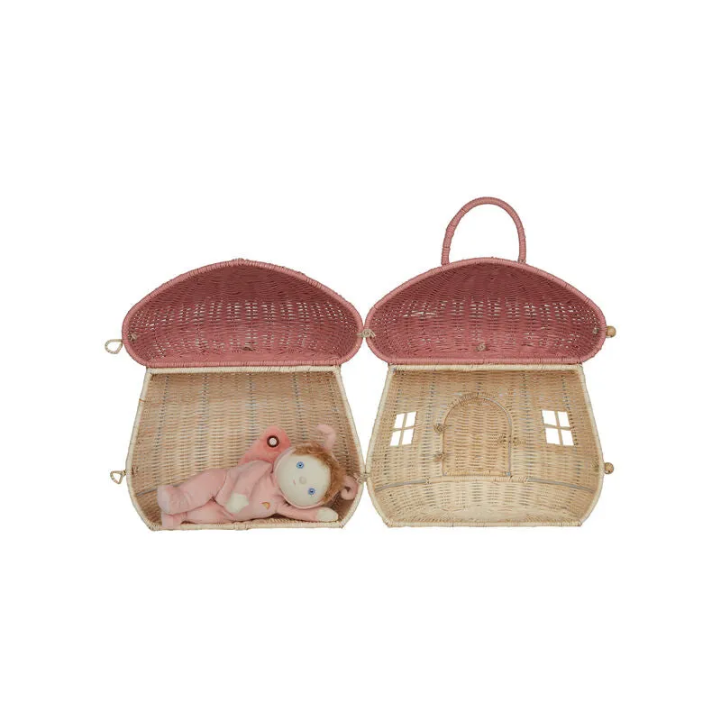 Olli Ella Mushroom Doll House Toadstool Musk Pink: PREORDER ONLY DUE MAY