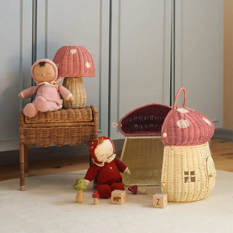 Olli Ella Mushroom Doll House Toadstool Musk Pink: PREORDER ONLY DUE MAY