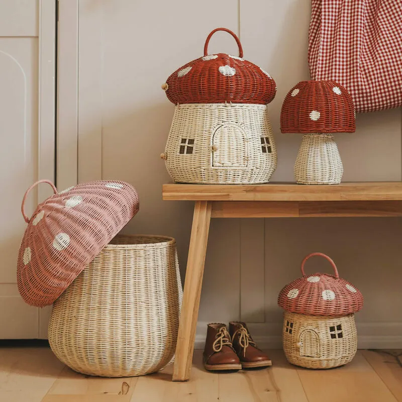 Olli Ella Mushroom Doll House Toadstool Red: PREORDER ONLY DUE MAY
