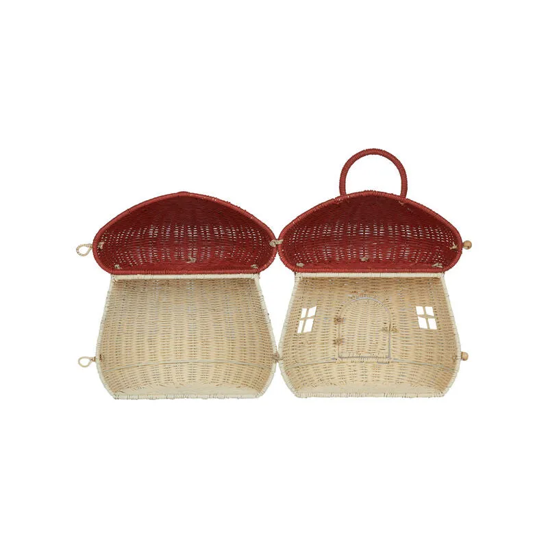 Olli Ella Mushroom Doll House Toadstool Red: PREORDER ONLY DUE MAY