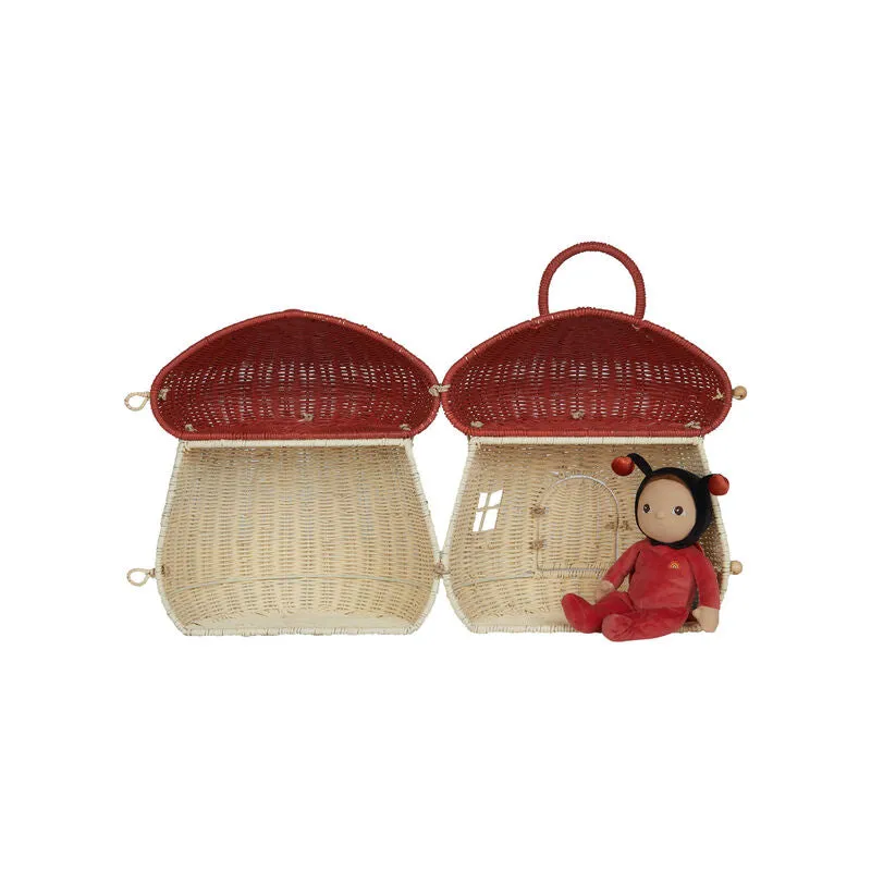 Olli Ella Mushroom Doll House Toadstool Red: PREORDER ONLY DUE MAY