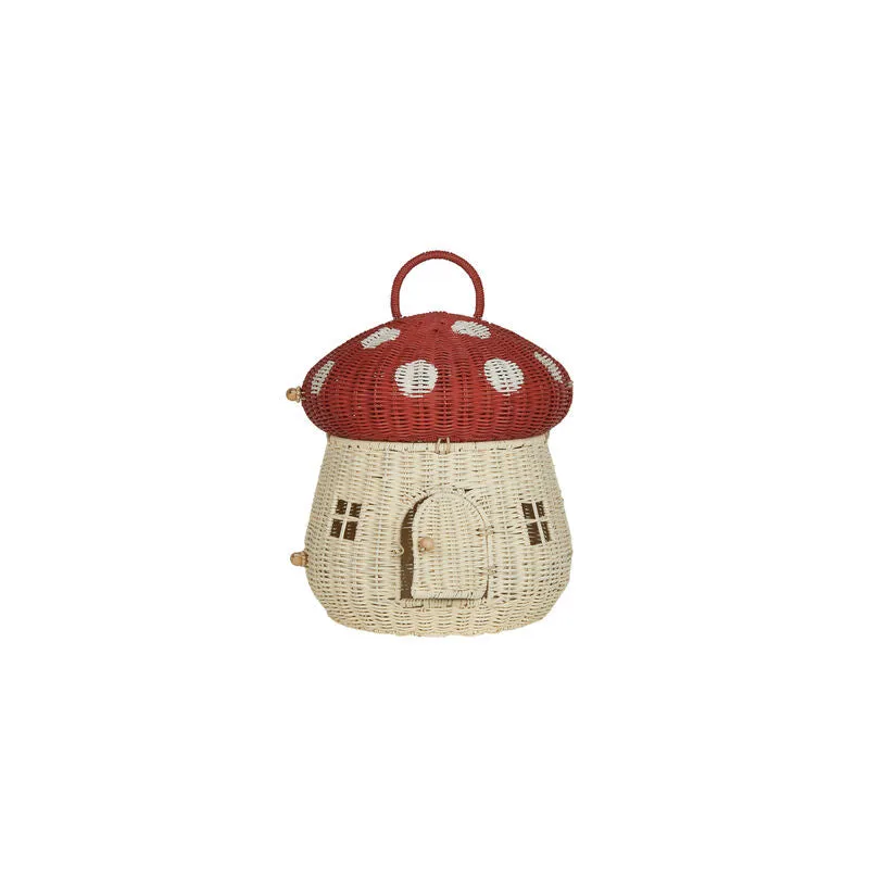 Olli Ella Mushroom Doll House Toadstool Red: PREORDER ONLY DUE MAY