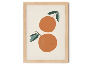 Oranges Nursery Print A4