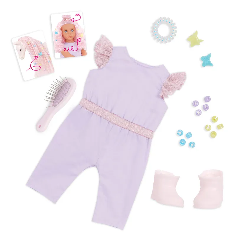 Our Generation 18 Inch Hair Play Doll With Pet Foal Elara