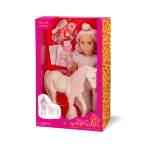 Our Generation 18 Inch Hair Play Doll With Pet Foal Elara