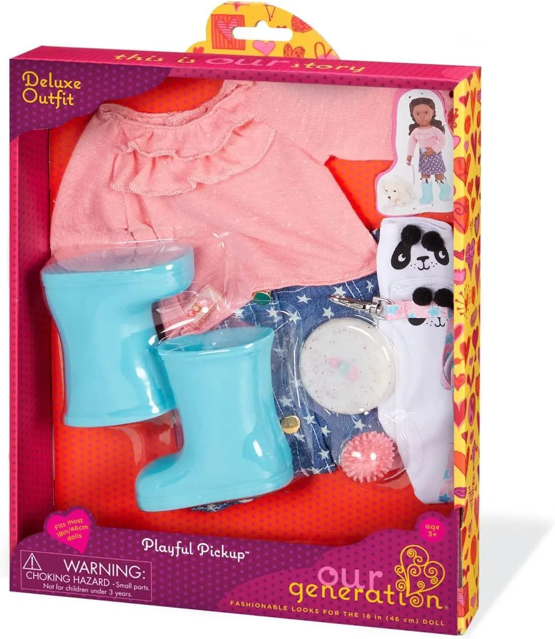 Our Generation Deluxe Doll Clothes - Dog Sitter