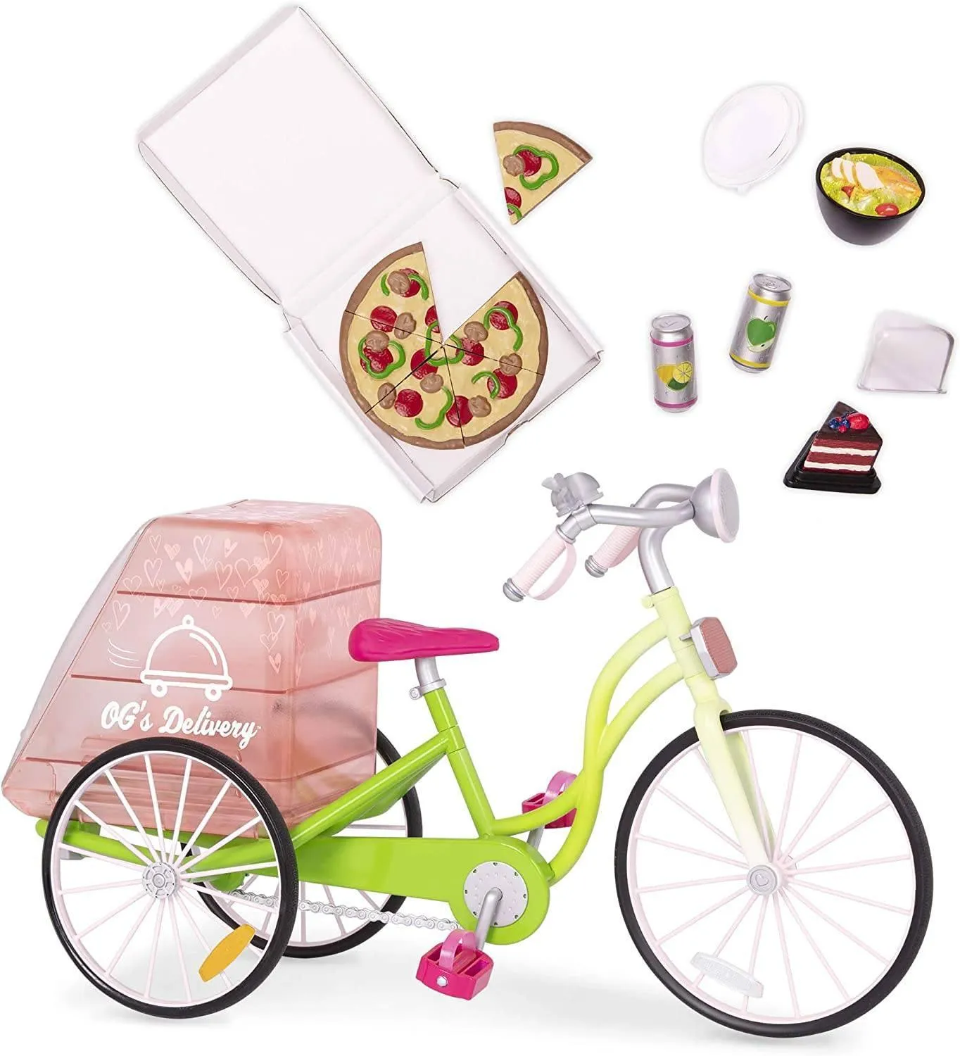 Our Generation OG Delivery Bike Playset