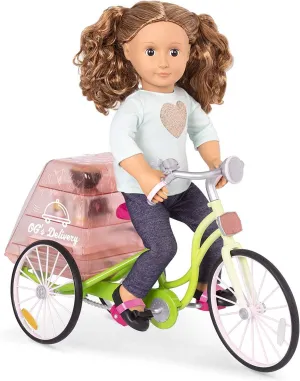 Our Generation OG Delivery Bike Playset