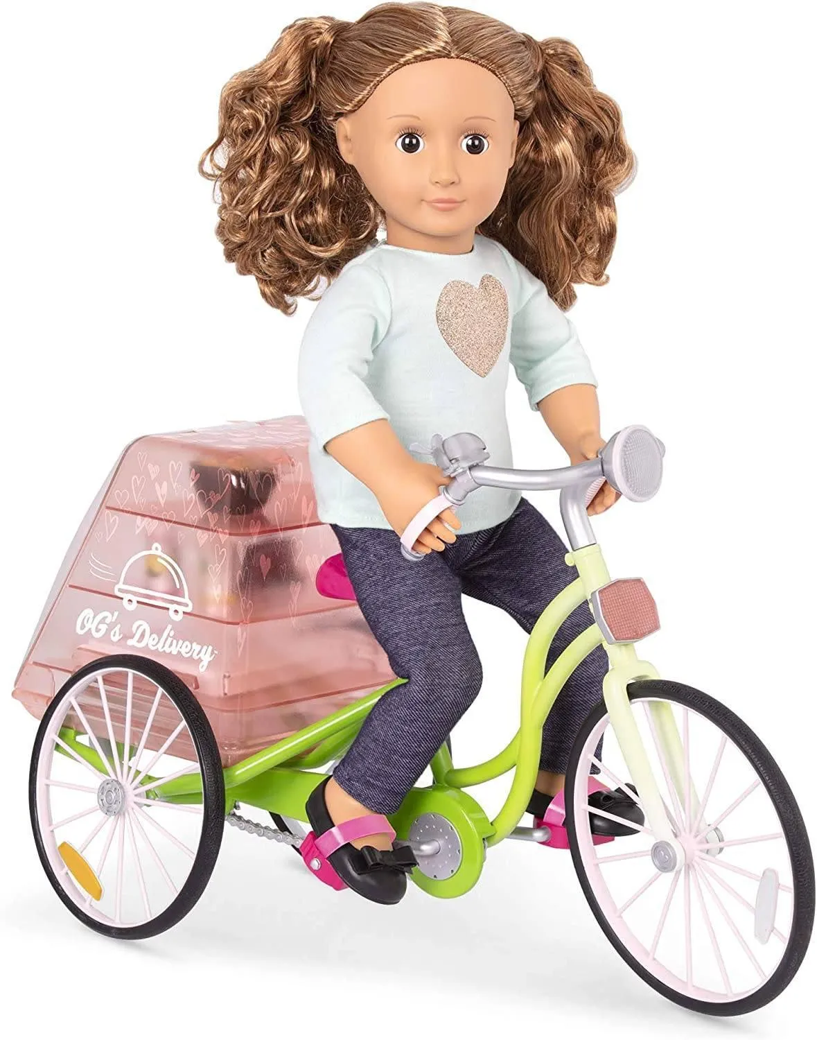 Our Generation OG Delivery Bike Playset