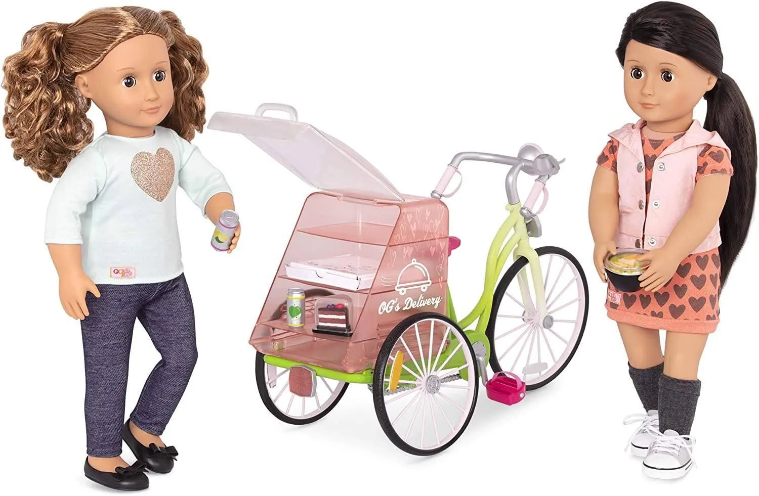 Our Generation OG Delivery Bike Playset