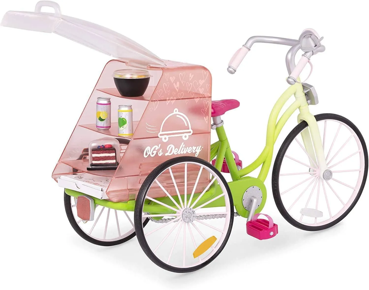 Our Generation OG Delivery Bike Playset