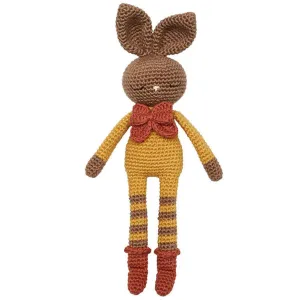Patti Oslo Organic Crochet Doll, Britta Bunny