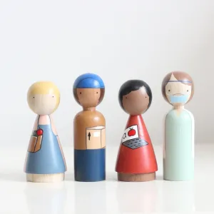 Peg Dolls : The Essential Workers SOLD OUT