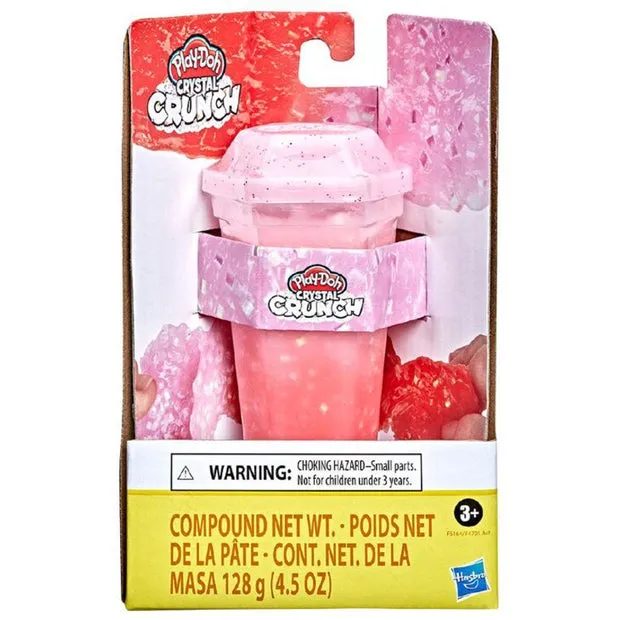 Play-Doh Crystal Crunch Red/Pink
