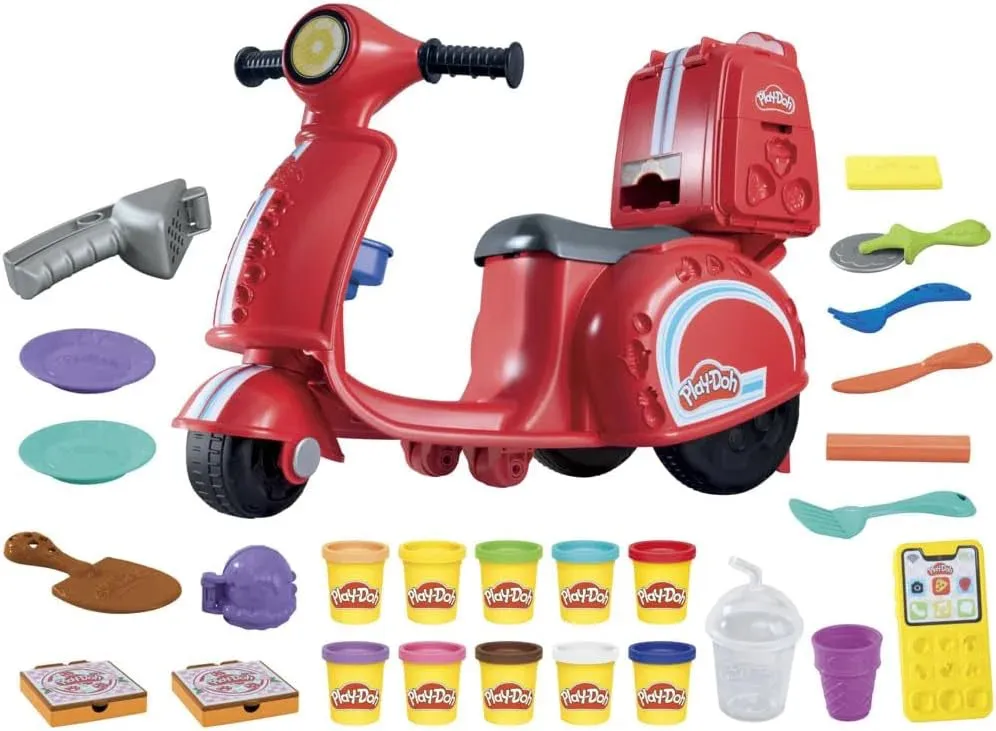 Play-Doh Pizza Delivery Scooter Playset