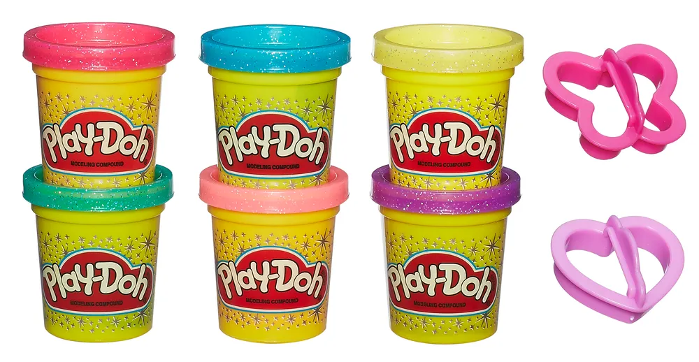 Play-Doh Sparkle Compound 6-Pack