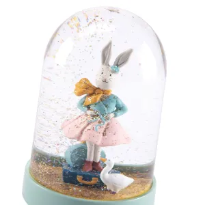 Rabbit Snow Globe: Little School of Dance: LAST ONE