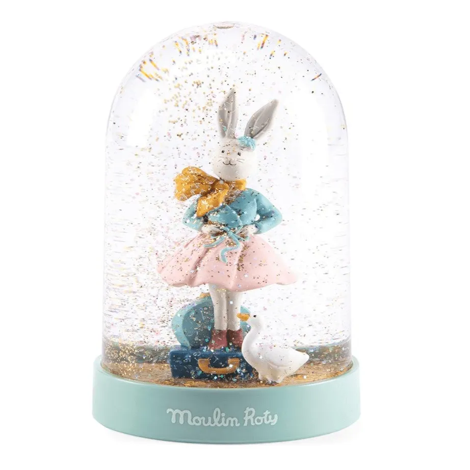 Rabbit Snow Globe: Little School of Dance: LAST ONE