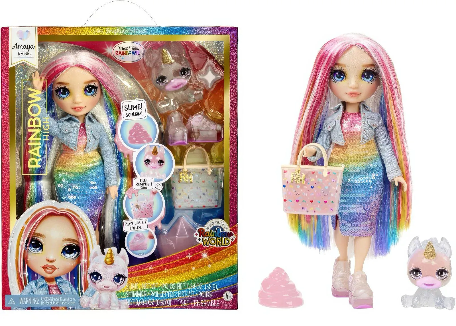 Rainbow High Classic Rainbow 28cm Fashion Doll Amaya Raine