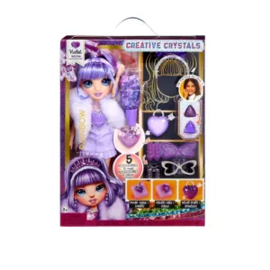 Rainbow High: Creative Crystals Violet - 11 Inch Doll