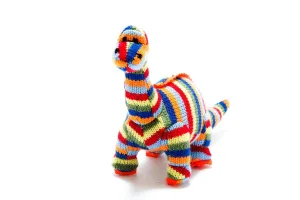 Rainbow Striped Diplodocus Dinosaur Rattle: LAST ONE