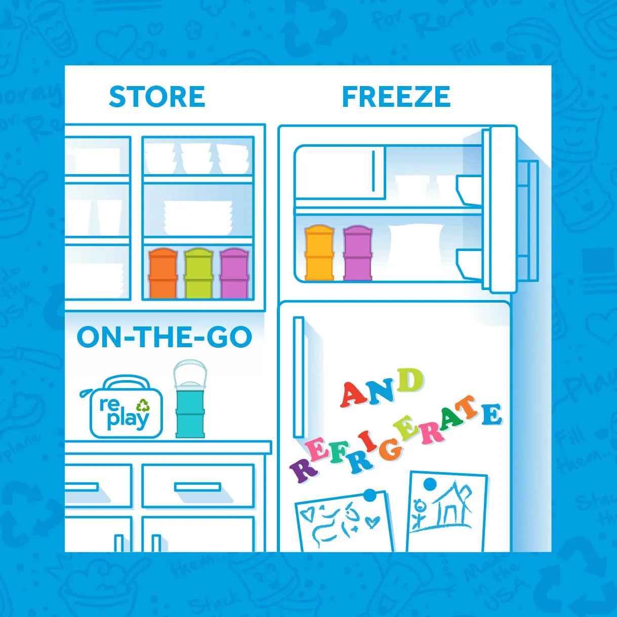 Re-Play Snack Stack