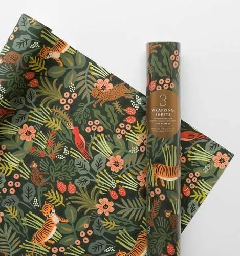 Rifle Paper Co Jungle  Gift Wrap Sheet