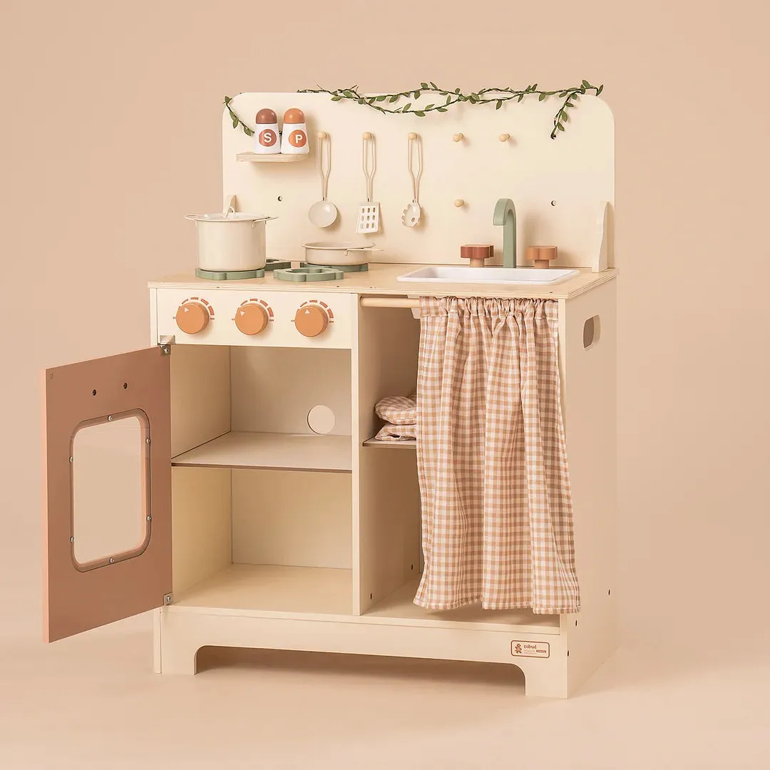 ROBUD Rustic Wooden Play Kitchen