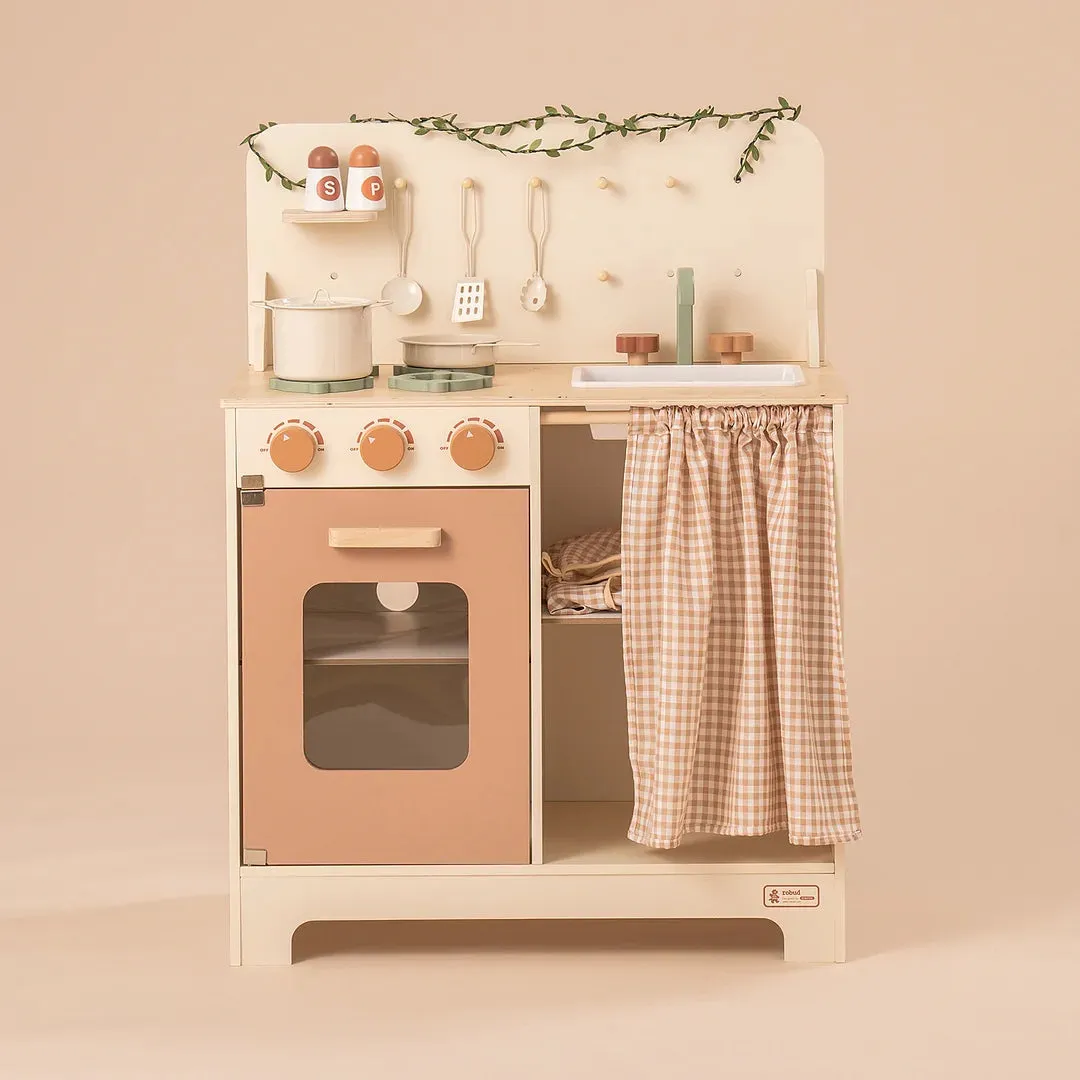 ROBUD Rustic Wooden Play Kitchen