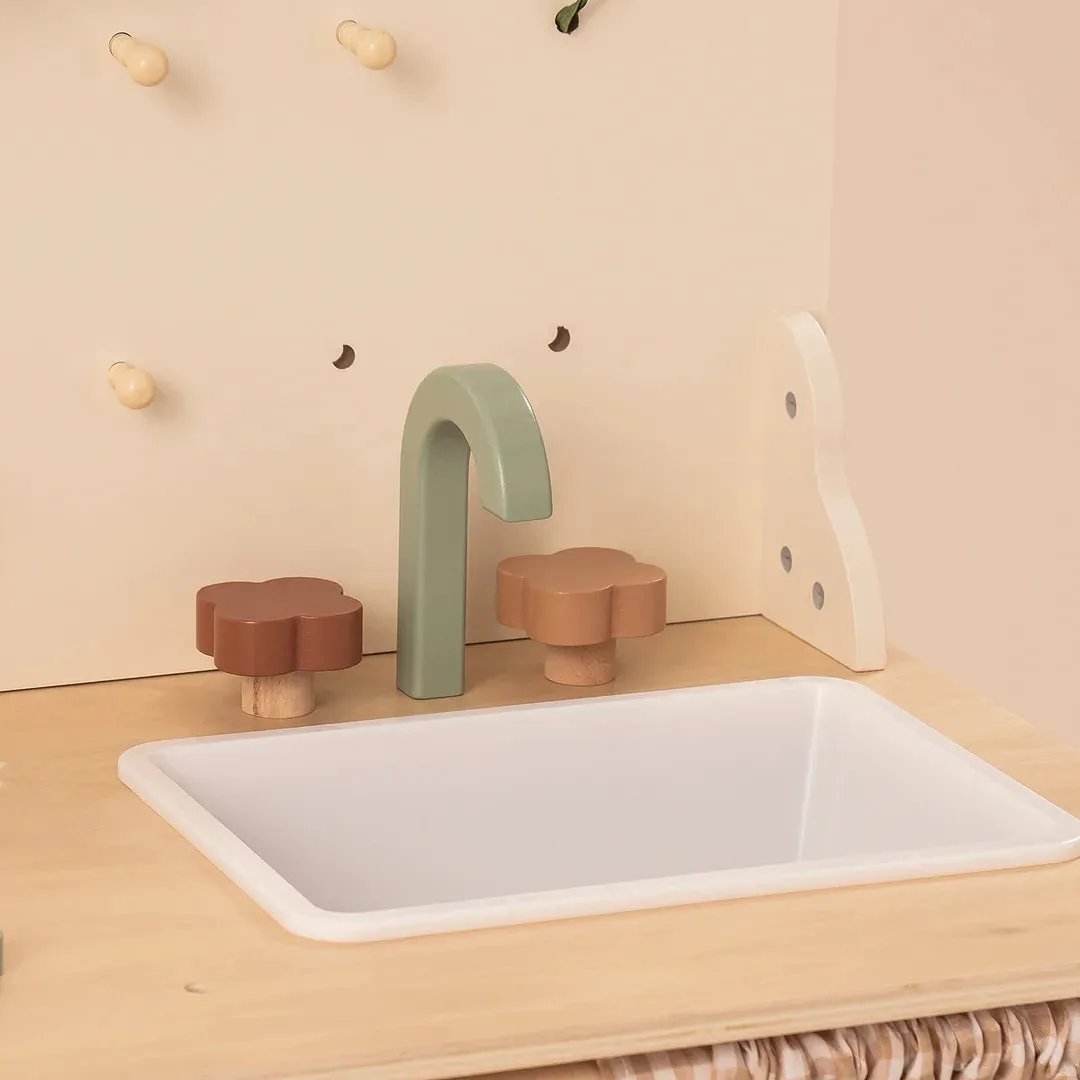 ROBUD Rustic Wooden Play Kitchen