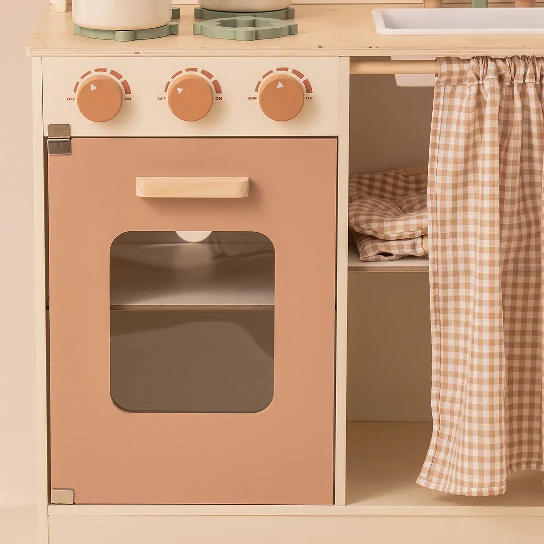 ROBUD Rustic Wooden Play Kitchen