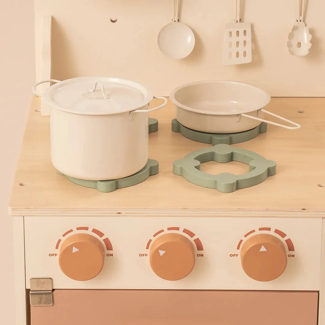 ROBUD Rustic Wooden Play Kitchen